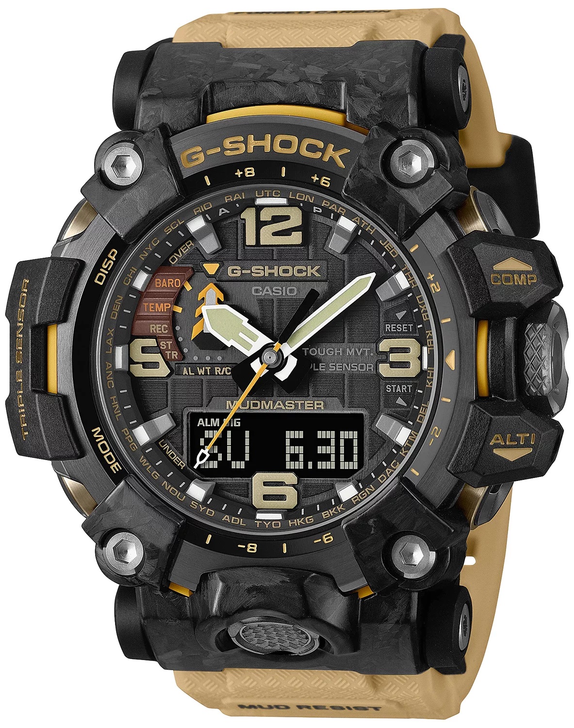 Zegarek męski Mudmaster Carbon Core Guard [105531]