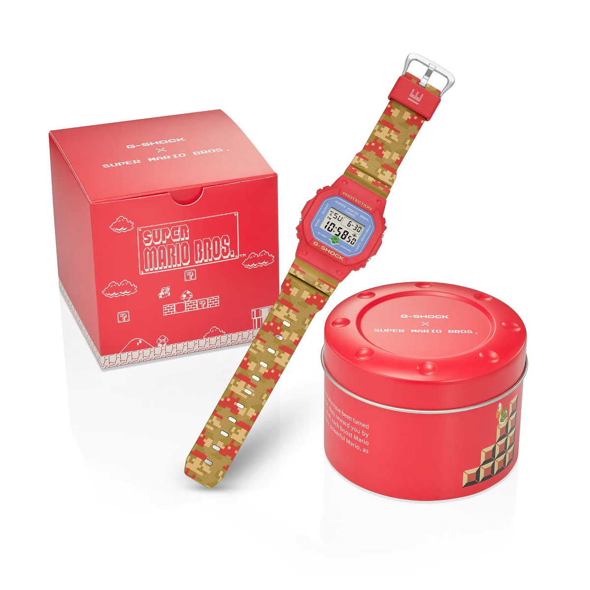 Zegarek męski Super Mario Limited Edition G-Shock DW-5600SMB Zegarek męski Super Mario Limited Edition G-Shock DW-5600SMB