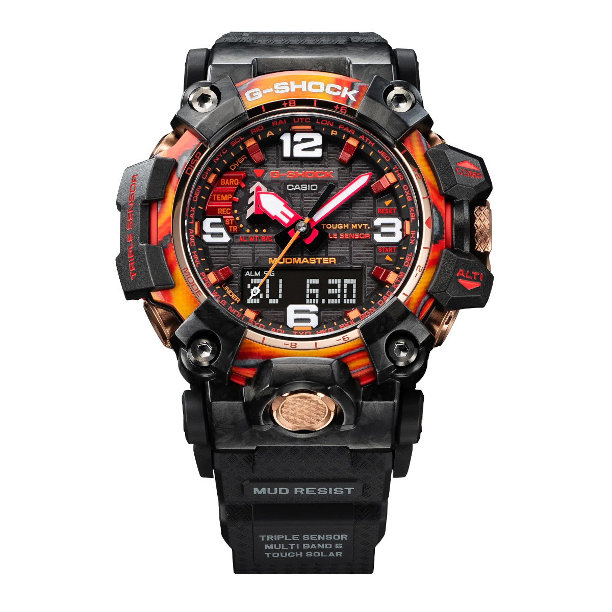 Zegarek męski Mudmaster Flare Red Series G-Shock 40th Anniversary [107065]