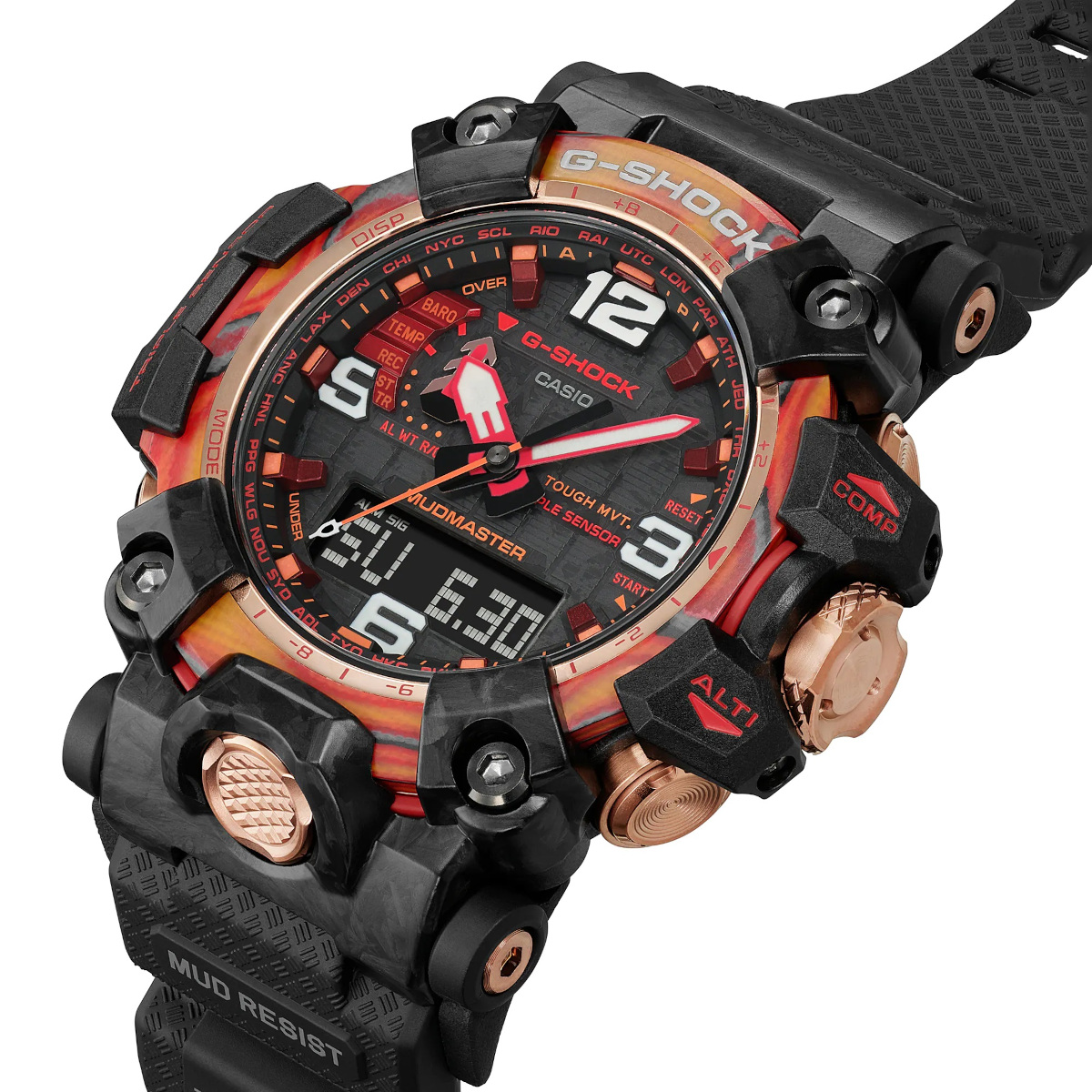 Zegarek męski Mudmaster Flare Red Series G-Shock 40th Anniversary [107068]