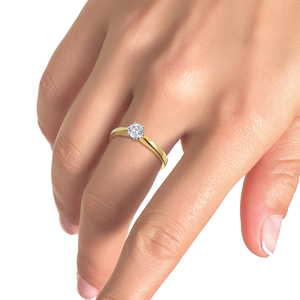 Pierścionek zaręczynowy kolekcja Simple 0,41 ct [115545]