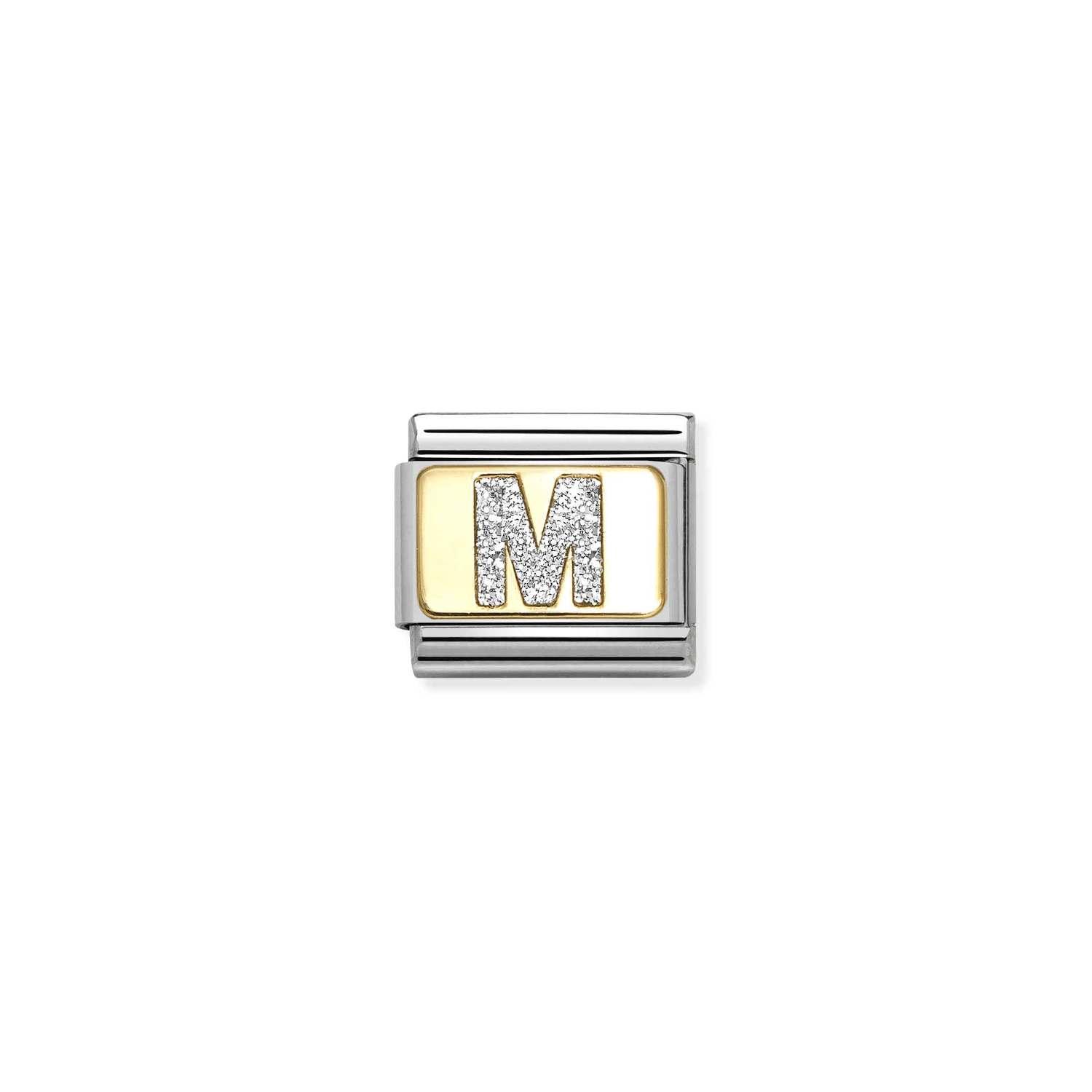 Ogniwo / link do bransolety Nomination Composable litera M [143408]