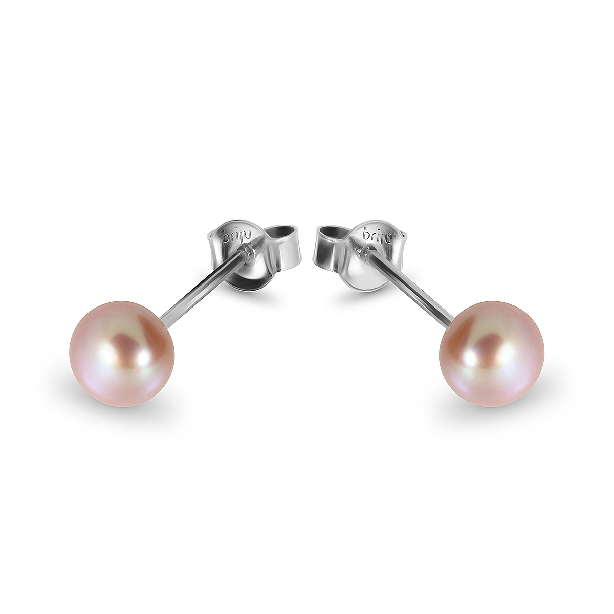 Kolczyki srebrne Pearls z perłami [73796]