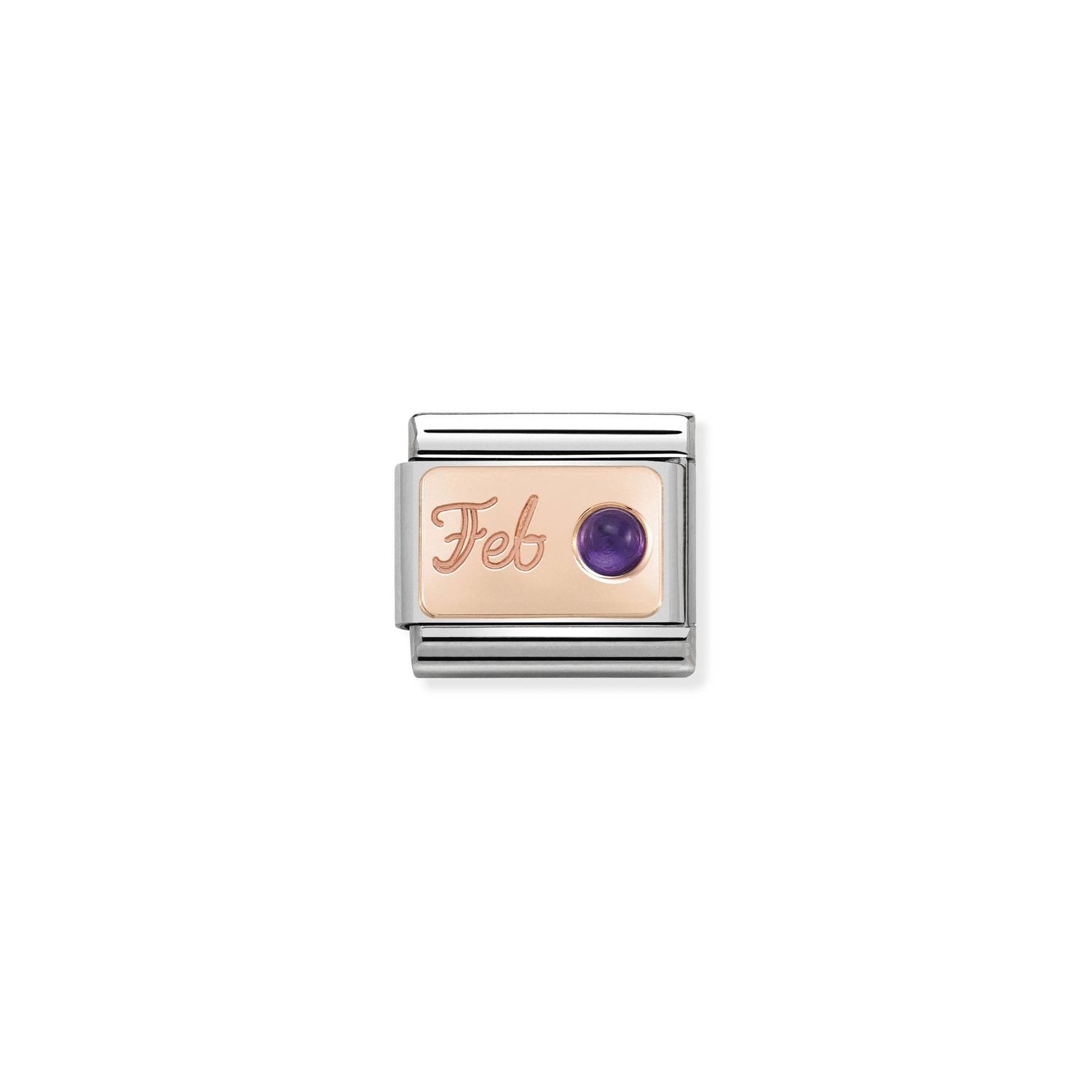 Ogniwo / link do bransolety Nomination Composable Rose Gold luty [73843]