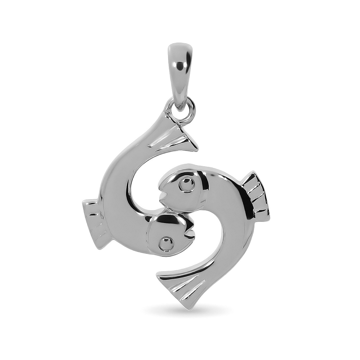 Zawieszka srebrna Znak zodiaku ryby [74068]