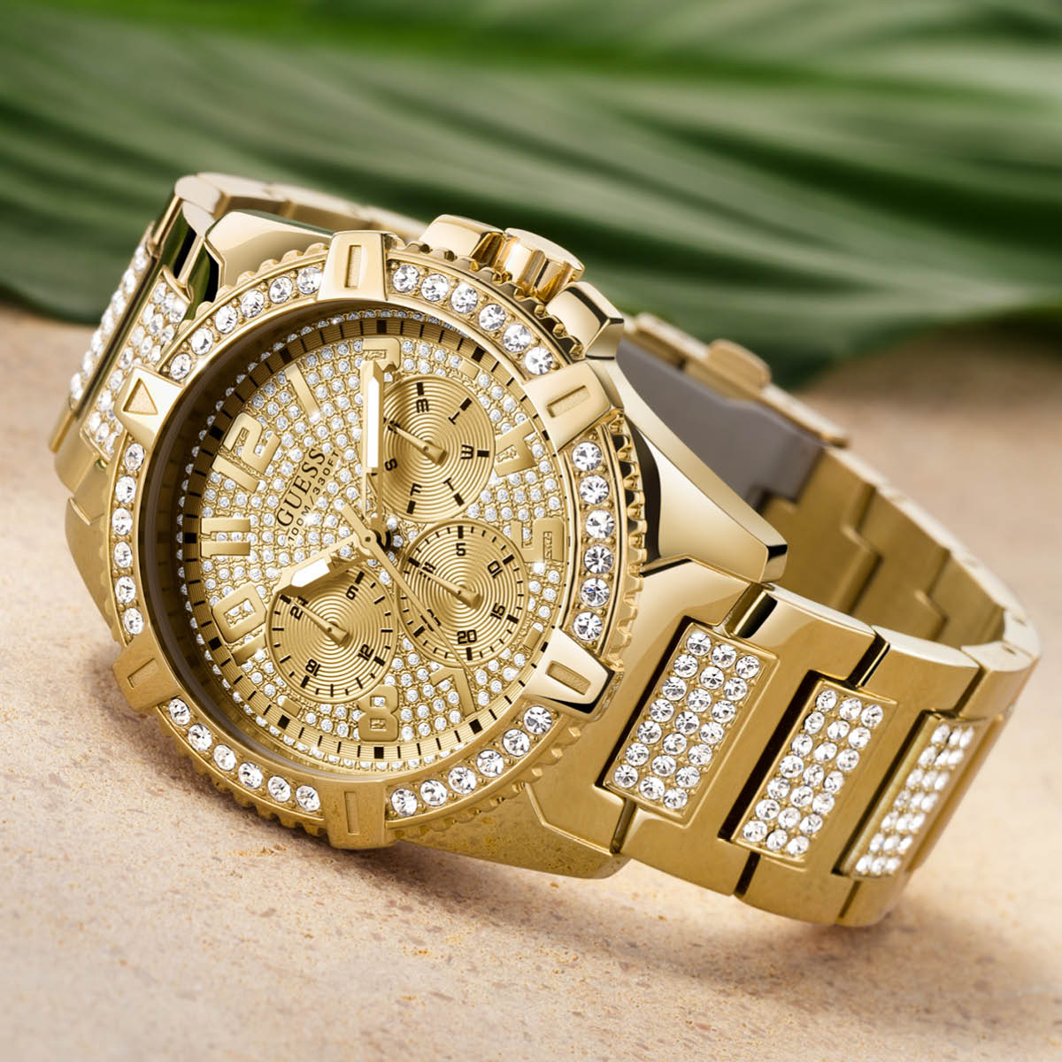 Gold Guess Watch Guess Men main image 2
