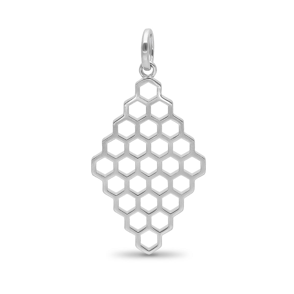 Briju Wisiorek / zawieszka do łańcuszka srebrna plaster miodu 925S (ZW-002140)
