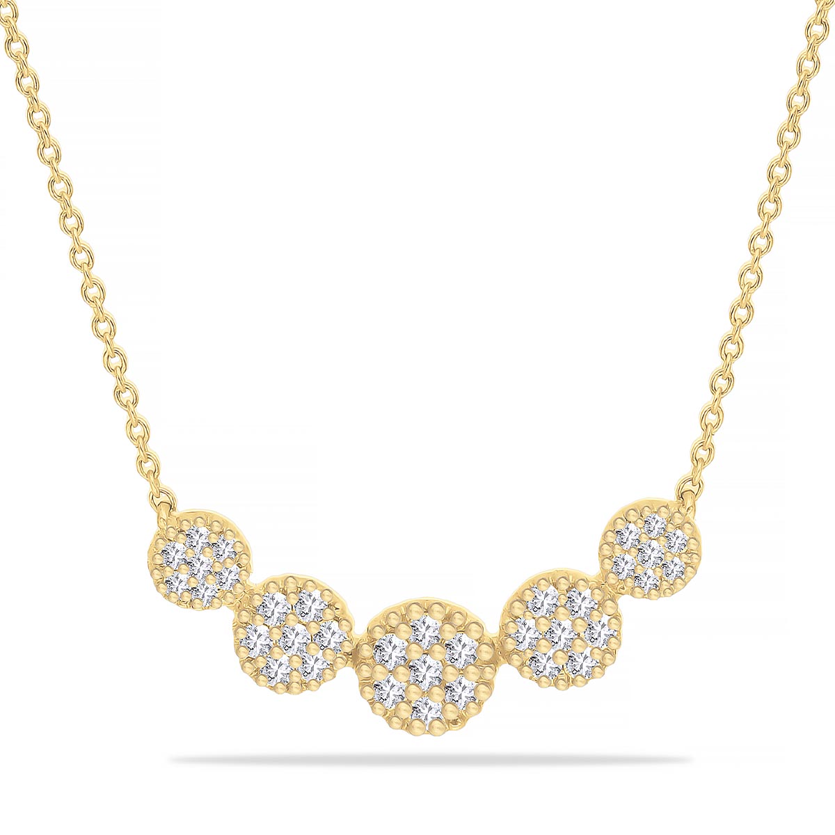 Naszyjnik złoty kolekcja Diamonds Gold brylant 35 x 0,004 ct [93796]