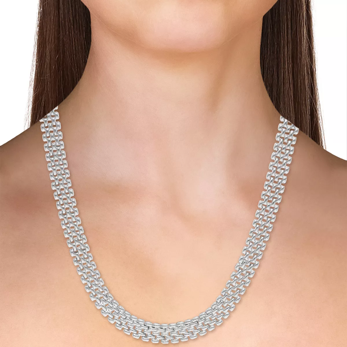 Briju Naszyjnik / łańcuszek damski srebrny 925S (KO-001895) 