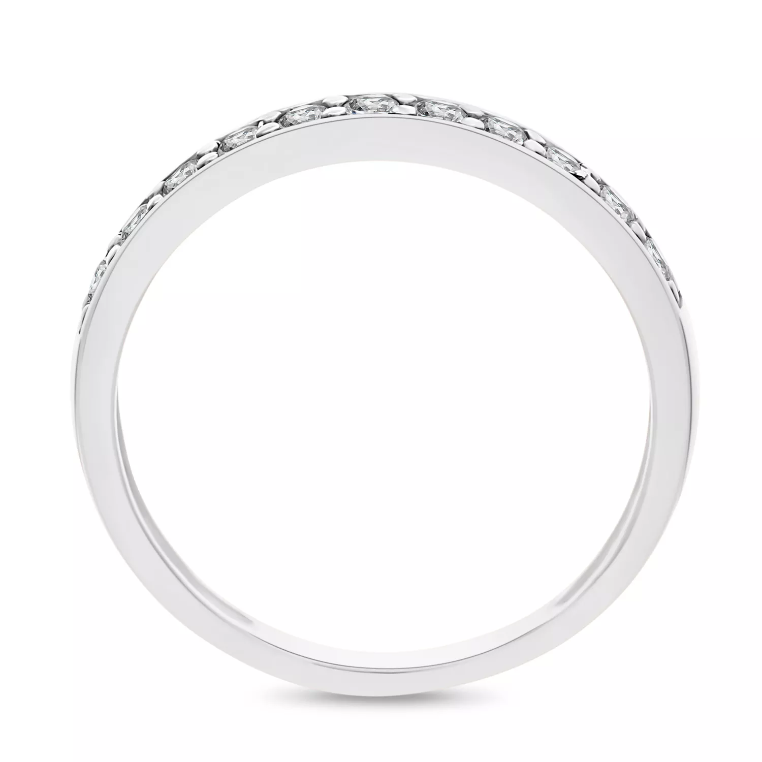 Briju Pierścionek z brylantami kolekcja Glare białe złoto 0,363 ct 585 (B0704-100)