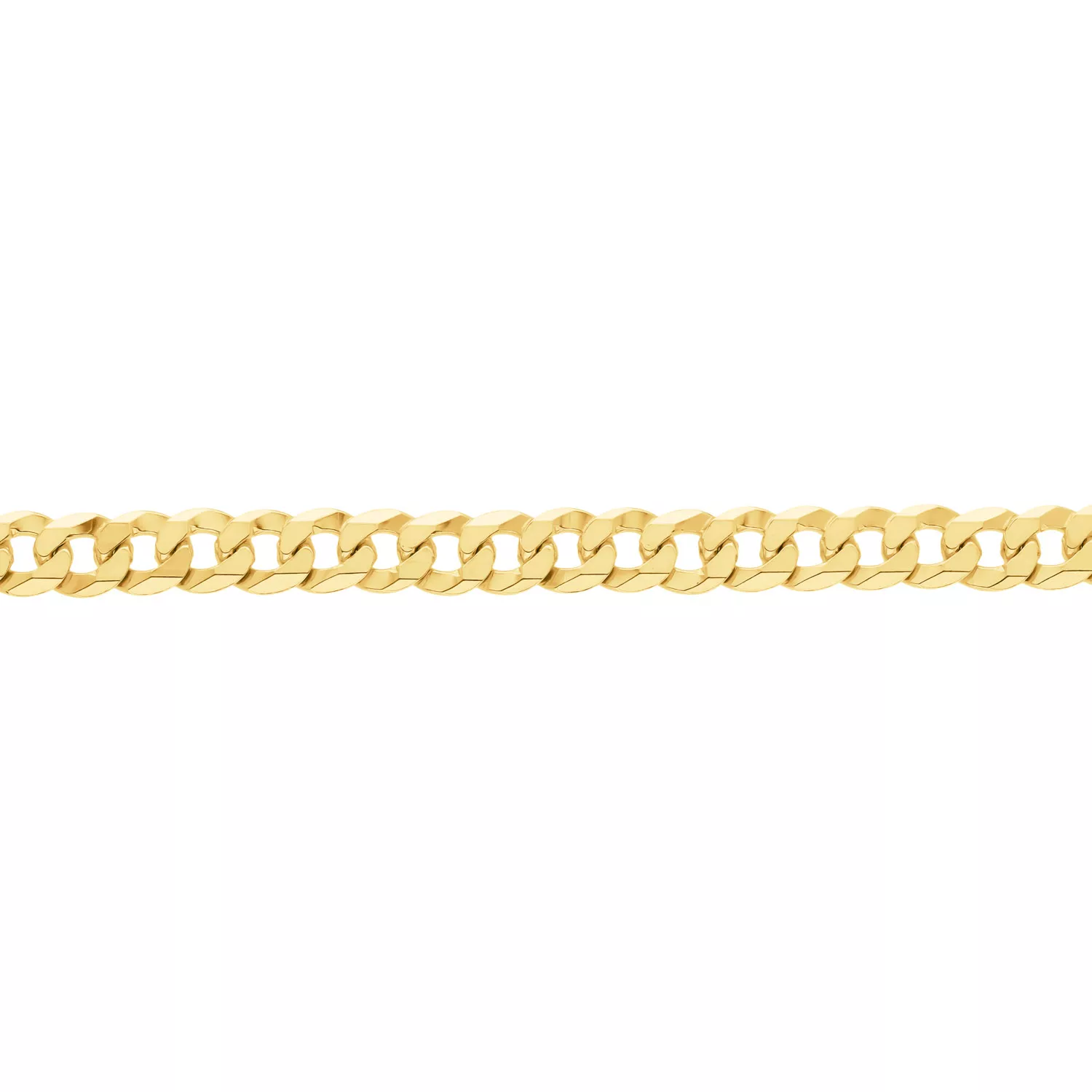 Briju Łańcuszek srebrny pozłacany cuban żółte srebro 925S długość 55cm (LA-000555) 