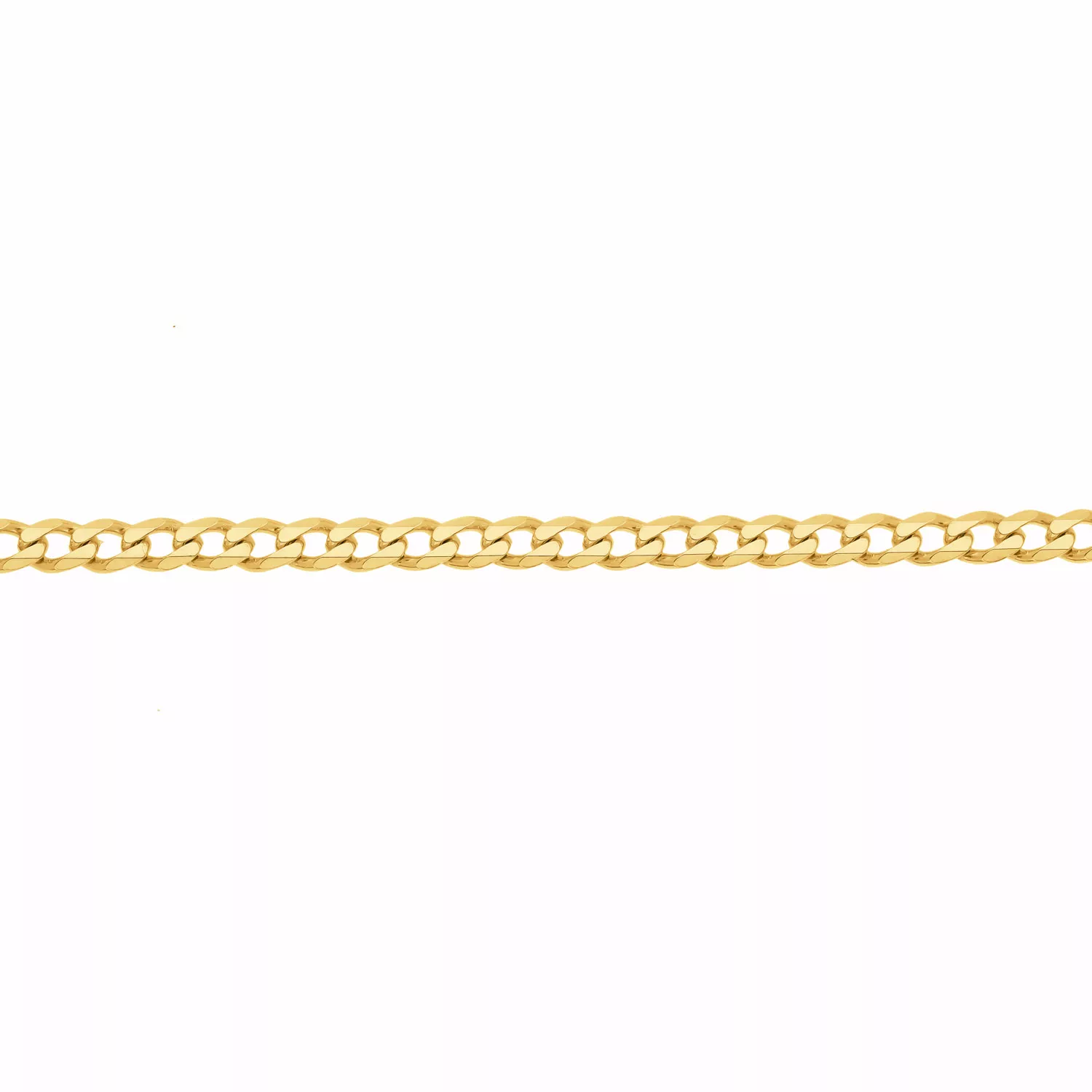 Briju Łańcuszek srebrny pozłacany pancerka żółte srebro 925S długość 50cm (LA-000560) 