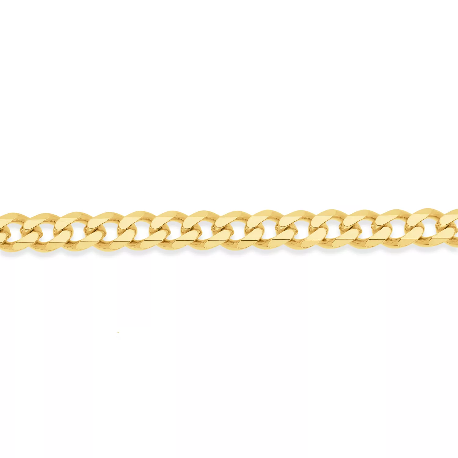 Briju Łańcuszek srebrny pozłacany pancerka żółte srebro 925S długość 50cm (LA-000563) 