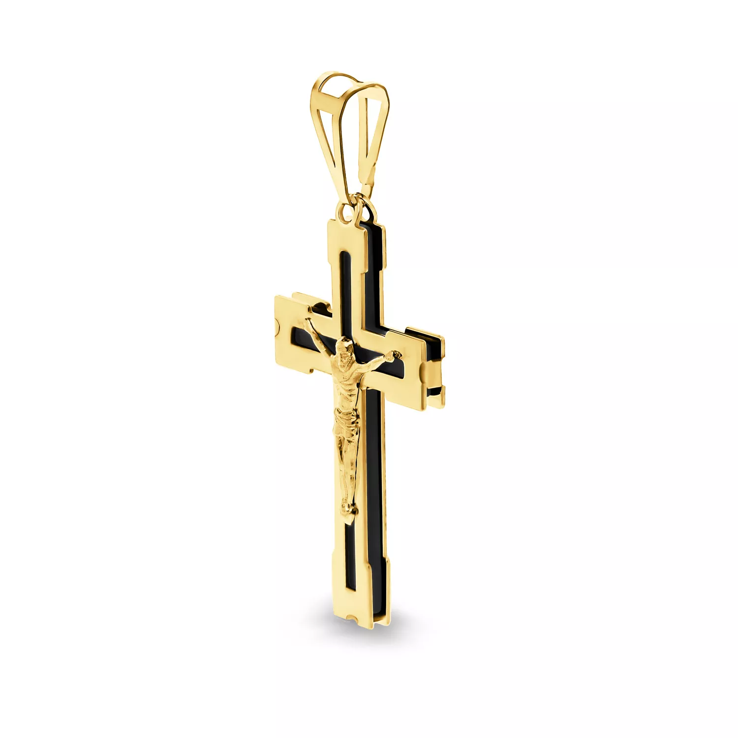 Krzyżyk żółte złoto 585 (KR-000431) 