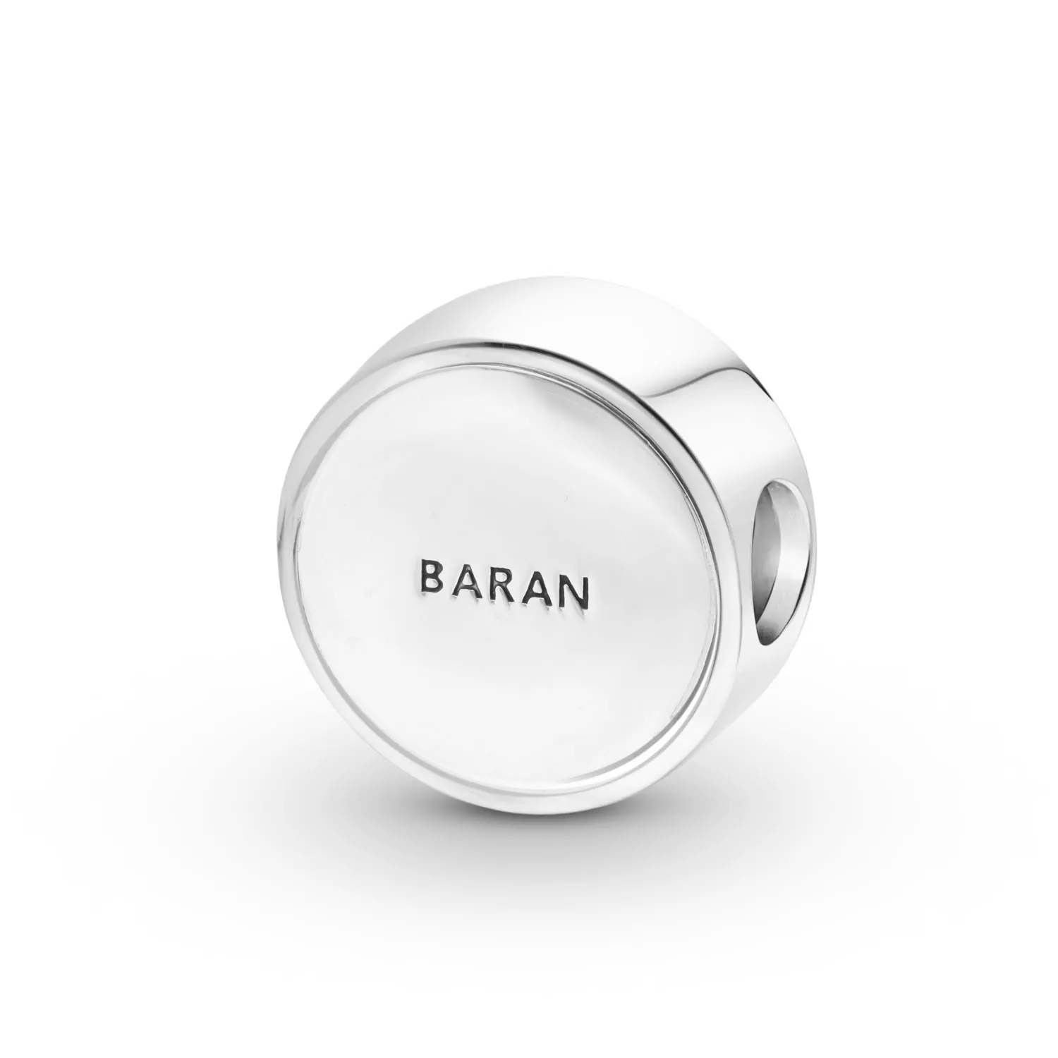 Ogniwo Baran białe srebro cyrkonia 925S (ZW-002363) 