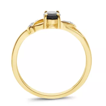 Briju Pierścionek zaręczynowy szafir naturalny 0,48 ct 333 (BI-000583)