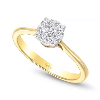 Briju Pierścionek zaręczynowy kolekcja Infinity 0,20 ct złoty z brylantami 585 (BI-000278)