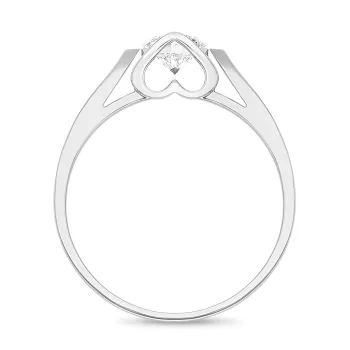 Briju Pierścionek z brylantem białe złoto 0,761 ct 585 (B0496-100)