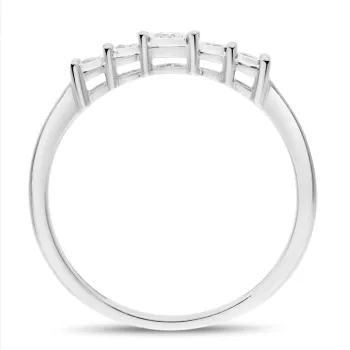 Briju Pierścionek kolekcja Miracle białe złoto 0,183 ct 585 (B0752-100)