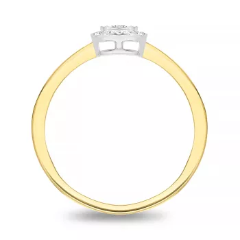 Briju Pierścionek kolekcja Diamonds Gold 0,07 ct mieszane złoto 585 (BI-000693)