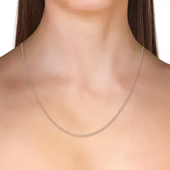 Briju Łańcuszek damski złoty splot kostka pełen 585 długość 40cm (LA-000343) 