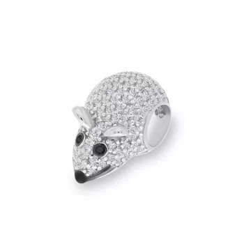 Ogniwo / zawieszka do bransolety kolekcja Beads by Briju białe srebro 925S (ZW-002130) 