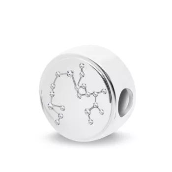 Ogniwo / zawieszka znak zodiaku strzelec białe srebro cyrkonia 925S (ZW-002362) 