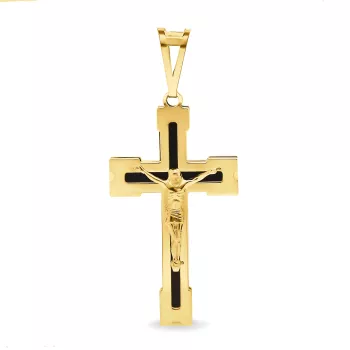 Krzyżyk żółte złoto 585 (KR-000431) 