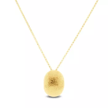 Naszyjnik kolekcja Luna żółte srebro 925S (KO-002489) 