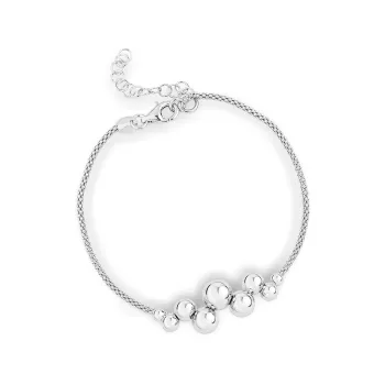 Briju Bransoletka damska kolekcja Bubbles srebrna kulki 925S (BN-002805) 
