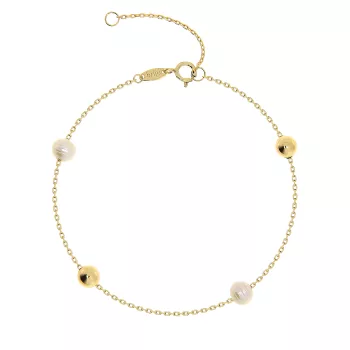 Briju Bransoletka złota z perłami kolekcja Pearls 333 (BN-003587) 