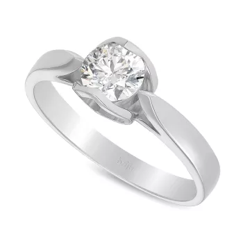 Briju Pierścionek zaręczynowy kolekcja Amazing z białego złota z brylantem 1,00 ct 585 (B0497-100)