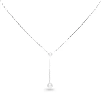 Briju Naszyjnik srebrny kulki 925S (KO-001868) 