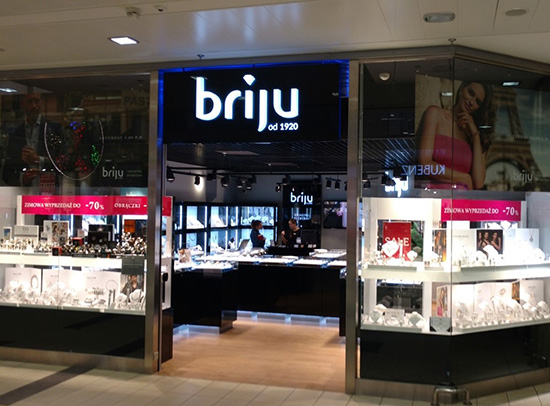 Salon jubilerski Briju Wrocław Pasaż Grunwaldzki