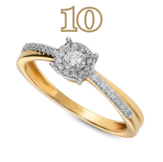 Nasz nr 10 w rankingu pierścionków zaręczynowych